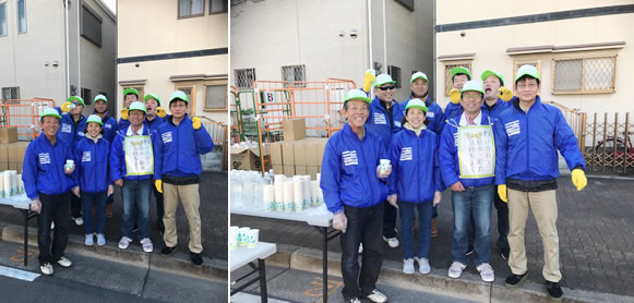 第8回神戸マラソン給水ボランティア